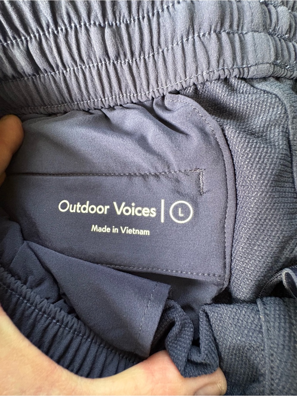 Outdoor Voices navy Women's hiking pants